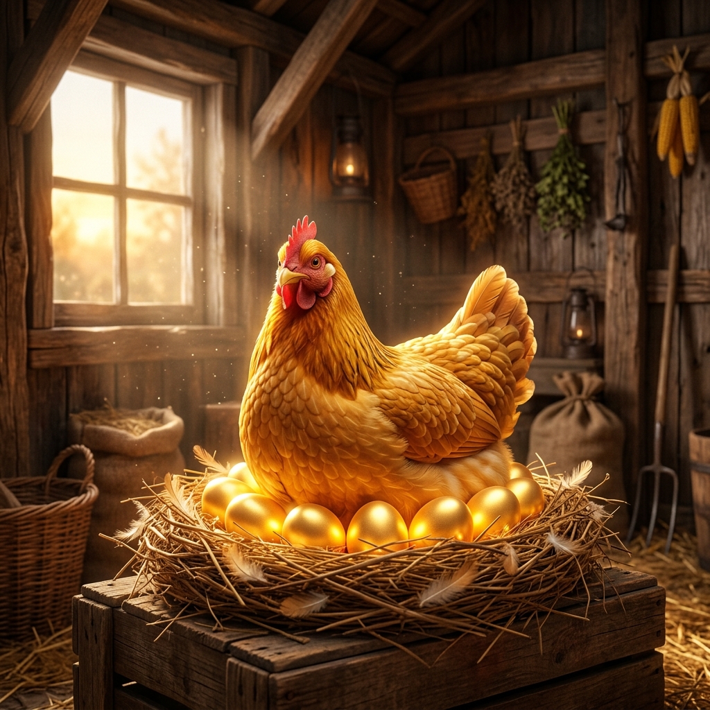 Mơ Thấy Gà Đẻ Trứng: Ổ Vàng Đại Lộc Nở Hoa Trong Phong Thủy