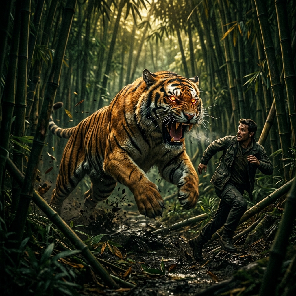 Mơ Thấy Bị Hổ Rượt Đuổi: Điềm Báo Sự Đứt Gãy Hay Bước Ngoặt?