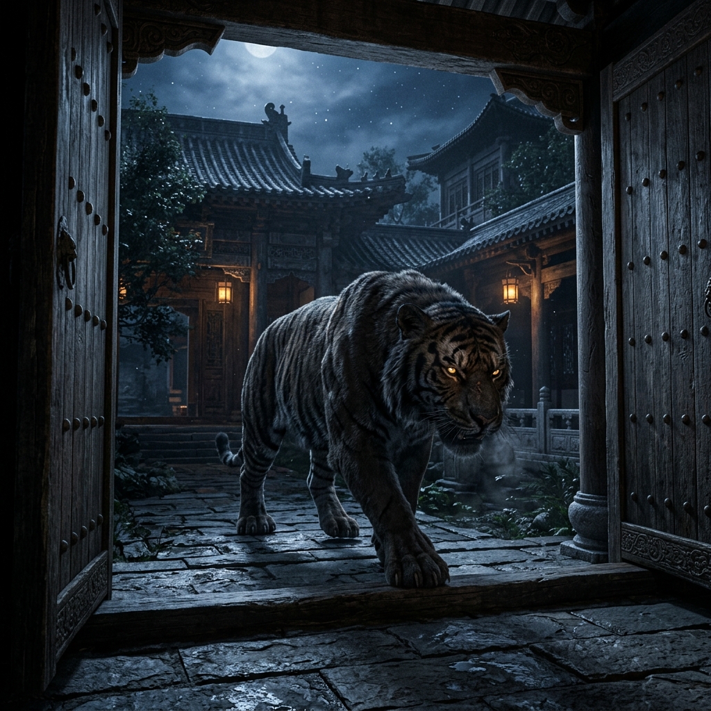 Mơ Thấy Hổ Vào Nhà: Thần Tài Gõ Cửa Hay Đại Họa Giáng Đầu?